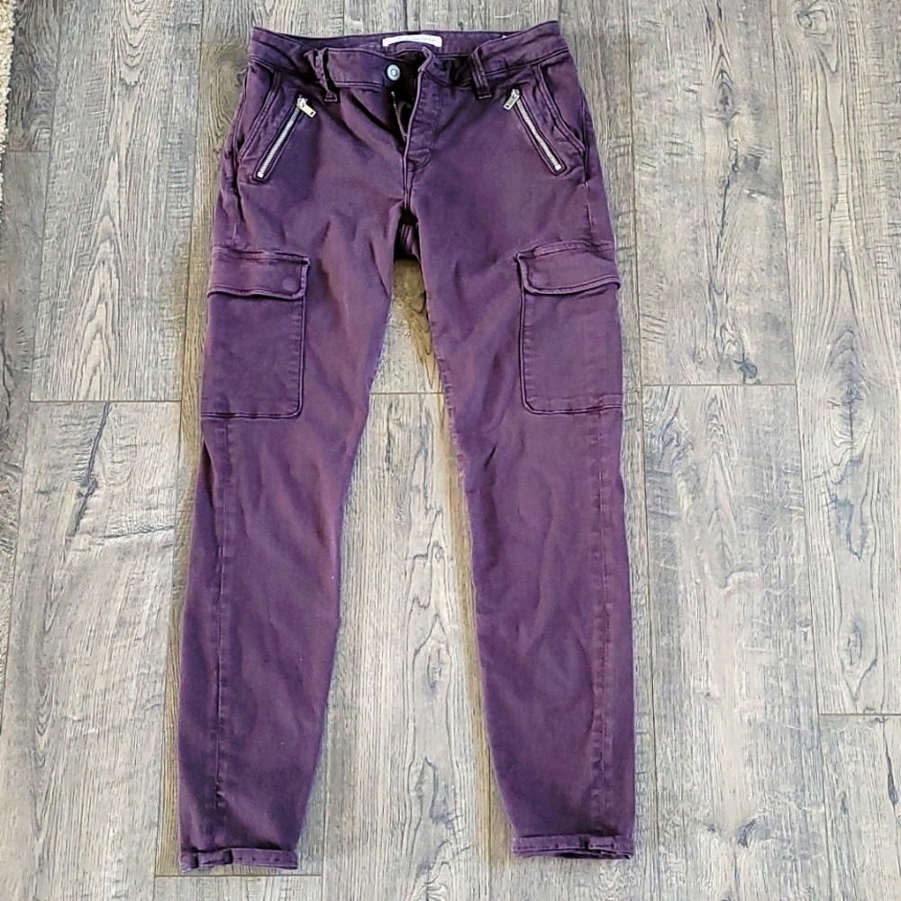 Mavi Juliette Skinny Cargo Mid-Rise Jeans